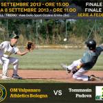 Programma Serie di Finale OM Valpanaro Athletics Bologna – Tommasin Padova